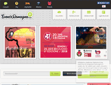 Tablet Screenshot of eventsromagna.com